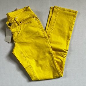 Ann Taylor Modern Fit Yellow Jeans